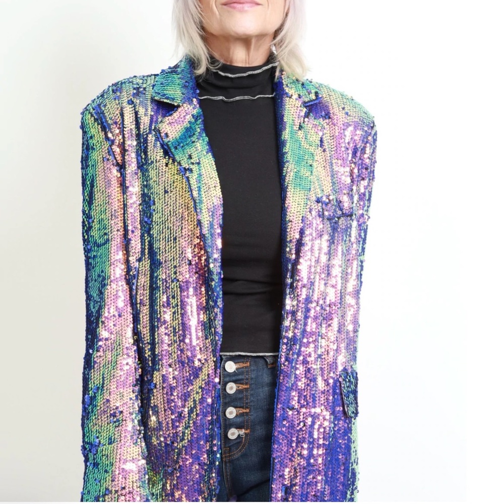LUX sequins blazer (MEDIUM)